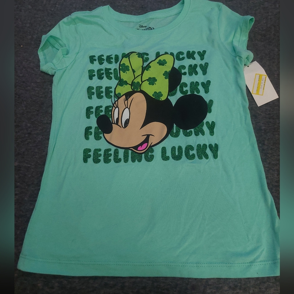 Nwt Minnie Mouse tee size medium 7-8‎